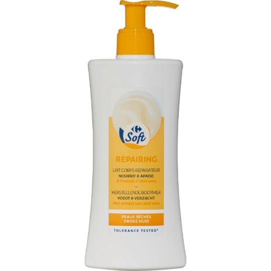 Lait Corps Peau Sèche Aloe Vera Réparateur CARREFOUR SOFT