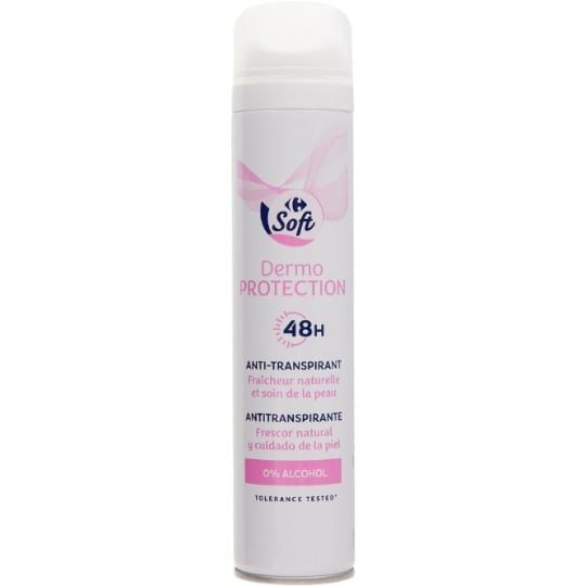 Déodorant spray Dermo protection 48h CARREFOUR SOFT