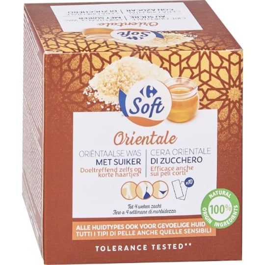 Cire Dépilatoire Orientale Corps Tous Types de Peaux CARREFOUR SOFT