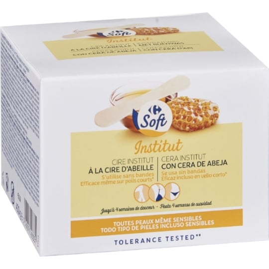 Cire Dépilatoire Corps Cire d'Abeille CARREFOUR SOFT
