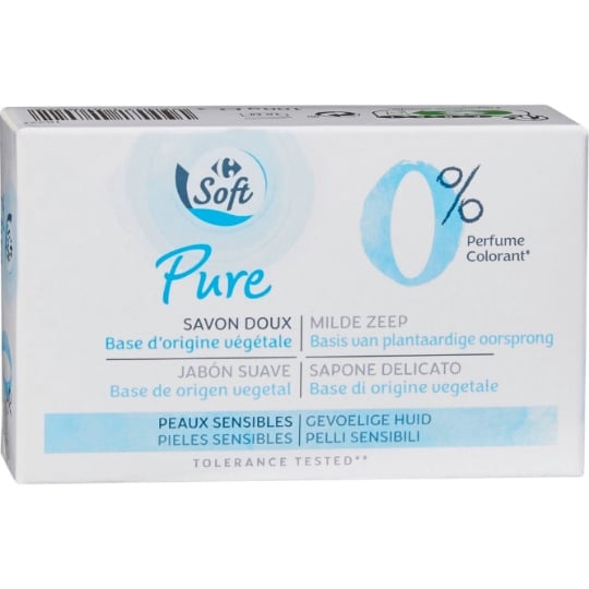 Savon Solide Doux Pure CARREFOUR SOFT