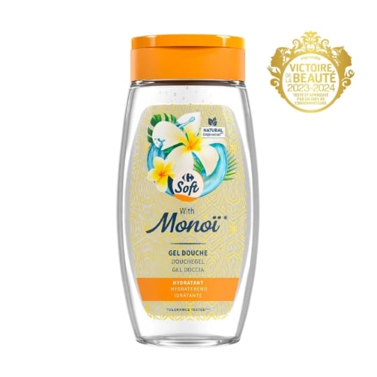 Gel douche Monoï CARREFOUR SOFT