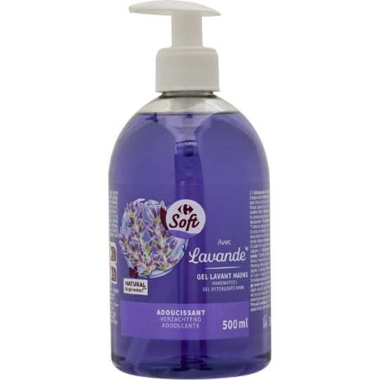 Savon Liquide Mains Parfum Lavande CARREFOUR SOFT