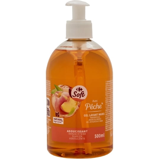 Savon Liquide Mains Pêche CARREFOUR SOFT