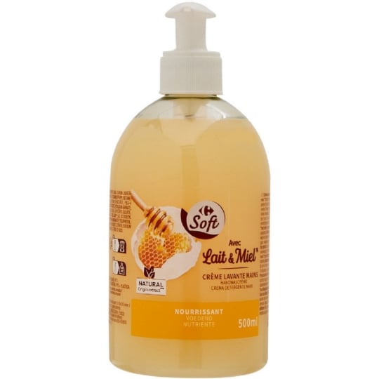 Savon Liquide Mains Lait Et Miel CARREFOUR SOFT