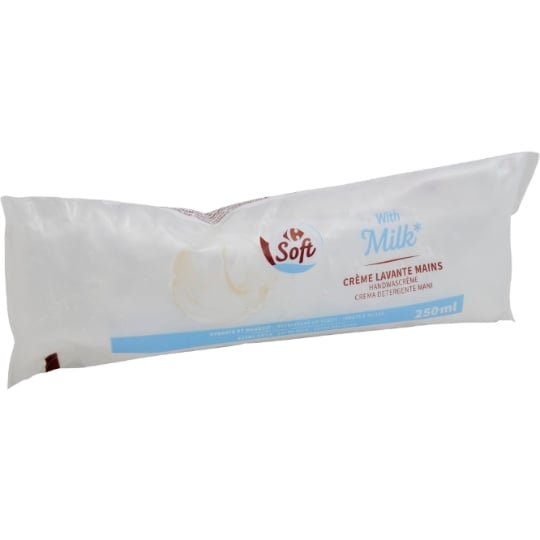 Savon Liquide Mains Lait CARREFOUR SOFT