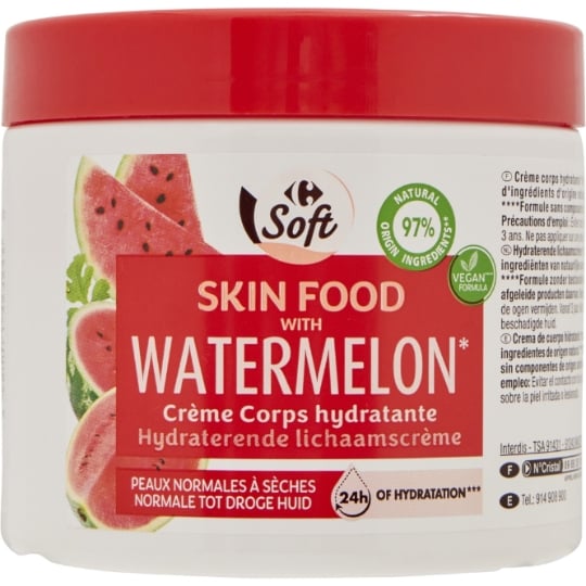Crème Hydratante Pastèque CARREFOUR SOFT