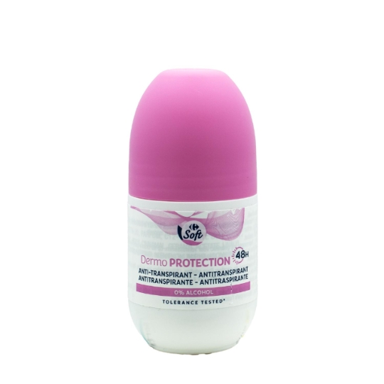 Déodorant Bille Femme Anti-transpirant Sans Alcool 48h CARREFOUR SOFT