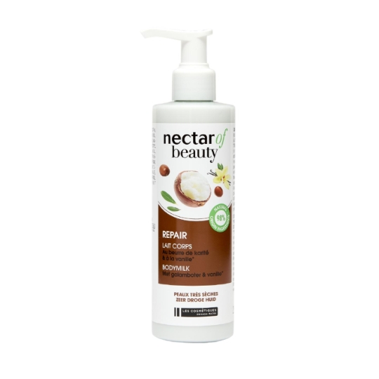Lait Corps Réparateur Beurre de Karité Vanille NECTAR OF BEAUTY