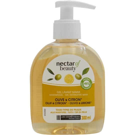 Savon Liquide Mains Olive Et Citron NECTAR OF BEAUTY
