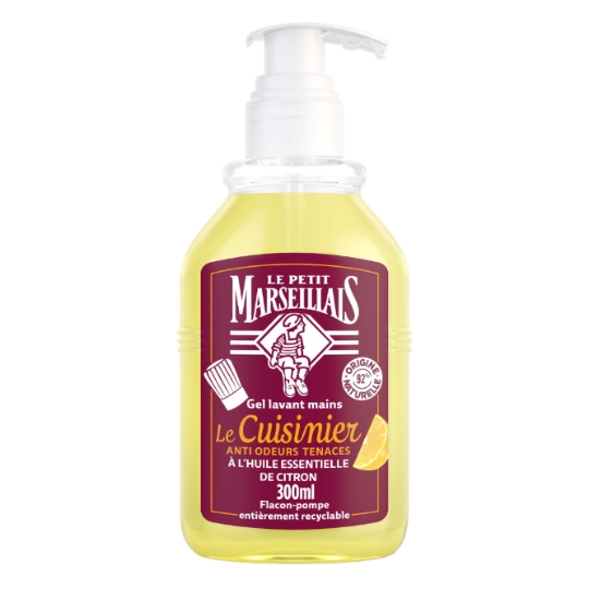 Savon Liquide Mains Action Anti-Odeur à l'huile essentielle de citron LE PETIT MARSEILLAIS