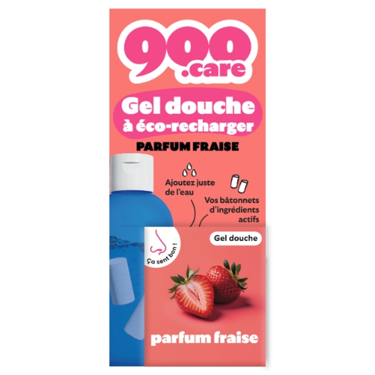 Gel douche Enfants à éco-recharger Fraise 900.CARE