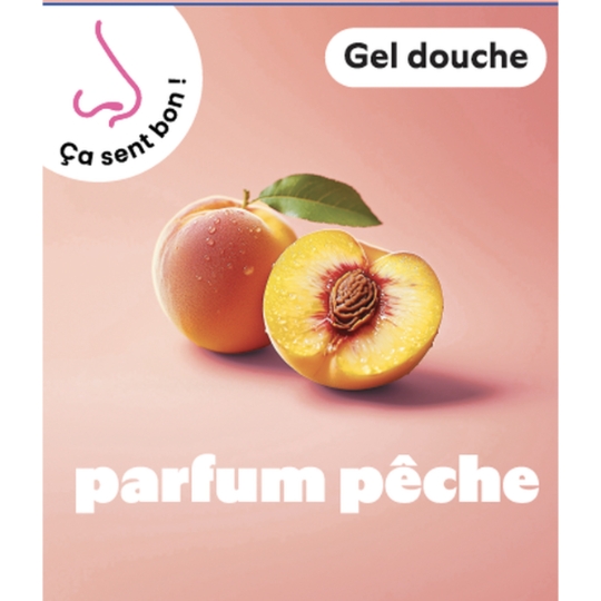 Gel Douche Éco-Recharger Pêche 900.CARE