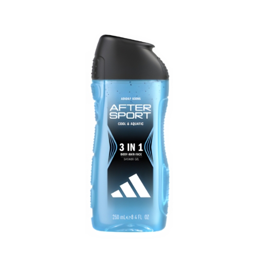Gel douche Homme Corps Cheveux Visage After Sport ADIDAS