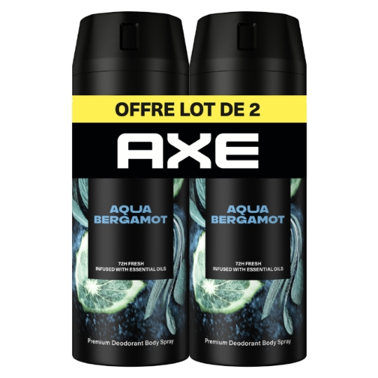 Déodorant spray homme Aqua Bergamot AXE