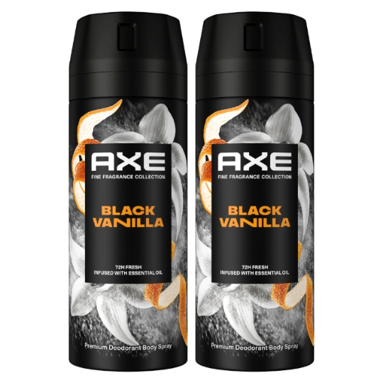Déodorant spray homme Vanille 72H Black AXE