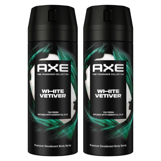 Déodorant Spray pour Homme 72H Fresh White Vetiver AXE