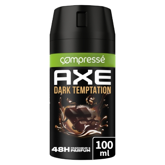 Déodorant spray Homme compressé Anti-odeur 48h Dark Temptation AXE