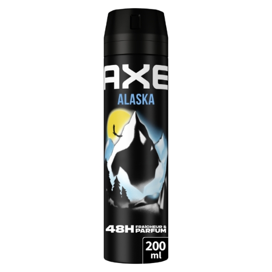 Déodorant spray Homme Fraîcheur et parfum 48h Alaska AXE