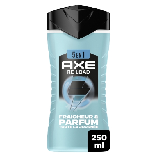Gel douche Homme Corps Cheveux Visage Fraîcheur et Parfum 24h AXE