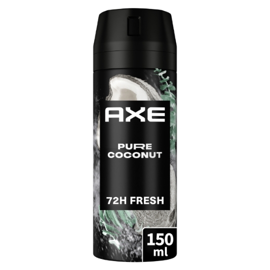 Déodorant Spray Homme Fraîcheur 72h Noix de Coco Fine Fragrance AXE