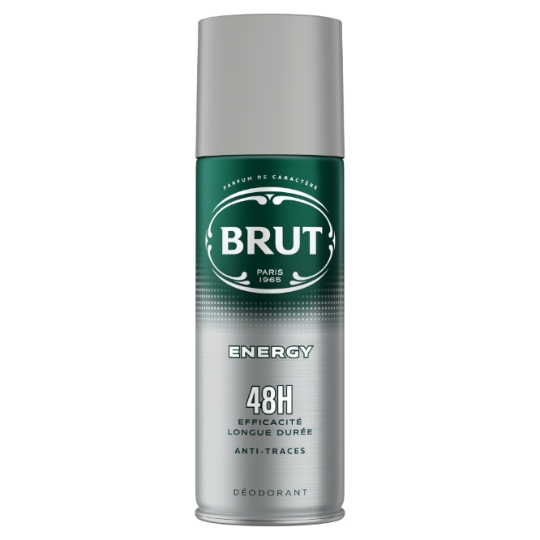 Déodorant Spray Homme Efficacité 48h Anti-traces Energy BRUT