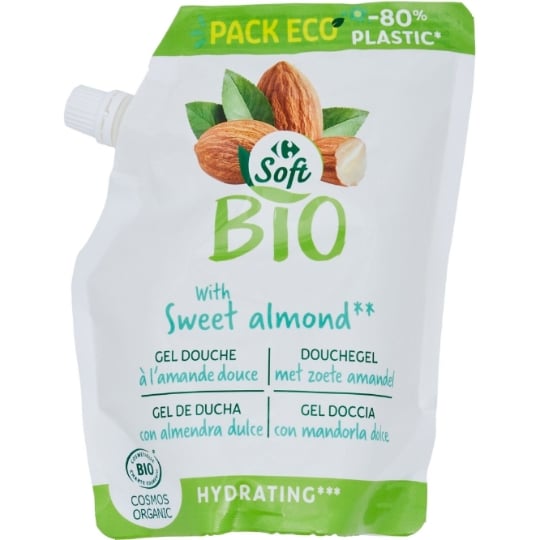 Gel douche Amande Douce Bio CARREFOUR BIO