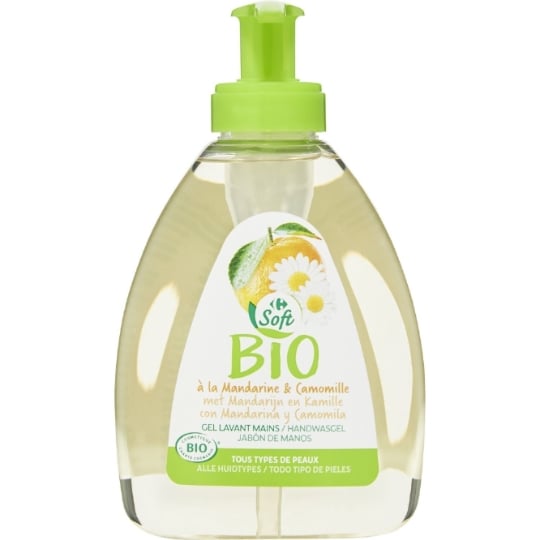 Savon Mains Liquide Mandarine Et Camomille Bio CARREFOUR SOFT BIO