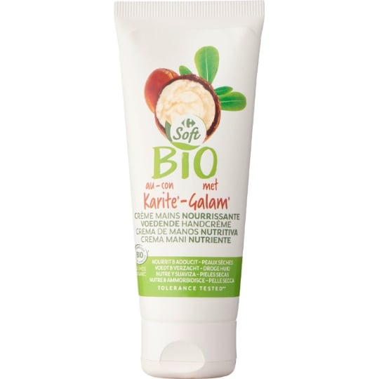 Crème main Nourrissante Karité Bio CARREFOUR SOFT BIO