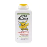 Gel douche 3 en 1 Parfum Poire Pokémon 92% D'Origine Naturelle CORINE DE FARME
