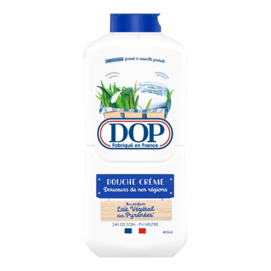 Crème douche 24H De Soin Lait Végétal des Pyrénées pH Neutre DOP