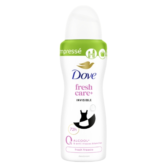 Déodorant spray compressé Invisible Care Zinc Protect DOVE