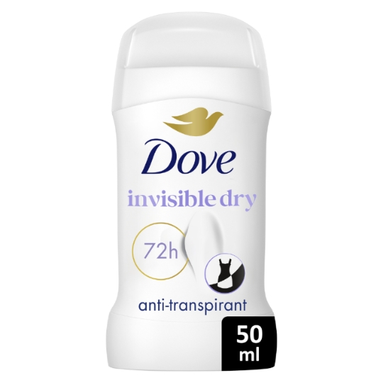Déodorant Stick Femme Anti-transpirant 72h Anti-traces Invisible Dry DOVE