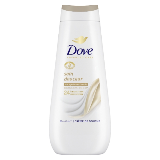 Crème de Douche Soin Douceur Aux Agents Nourrissants 24h Nutrition Advanced Care DOVE