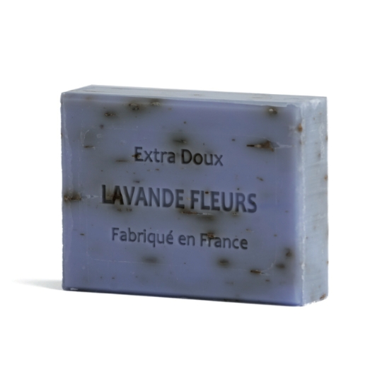 Savon Rectangle Lavande Fleurs DU MONDE A LA PROVENCE