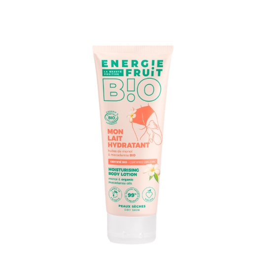 Lait Corps Peau Sèche et Sensible Adoucissant Aloe Vera Monoi Macadamia Bio ENERGIE FRUIT