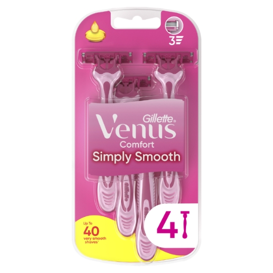 Rasoirs Jetables Femme Venus Comfort Simply Smooth GILLETTE