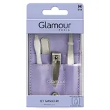 Set Manucure Manucure Acier Inoxydable Violet GLAMOUR PARIS