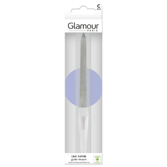 Lime à Ongles À Ongles Saphir Grain Moyen Longue Durée GLAMOUR PARIS