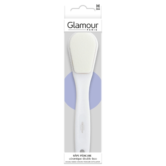 Râpe Pédicure Céramique Double Face GLAMOUR PARIS