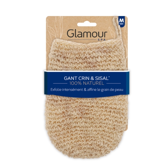 Gant de Bain Crin et Sisal Exfoliant GLAMOUR STYLE