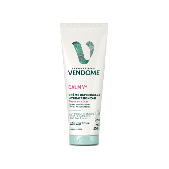 Crème Universelle Corps Peaux Sensibles Hydratation 24H Calm V+ LABORATOIRES VENDOME