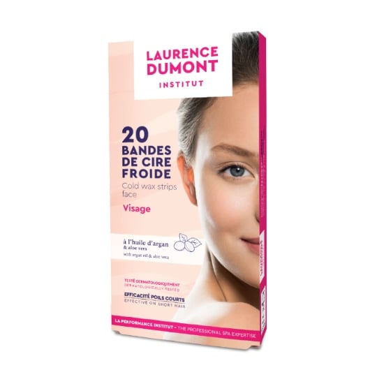 Bandes de cire Froide Visage Aloe Vera Hypoallergénique LAURENCE DUMONT