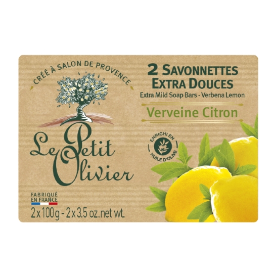 Savon Solide Parfum Verveine Et Citron LE PETIT OLIVIER