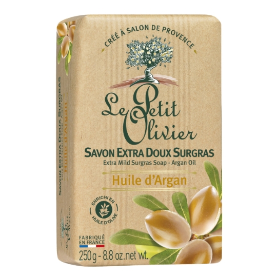 Savon Solide Extra Doux Surgras Huile D'argan LE PETIT OLIVIER