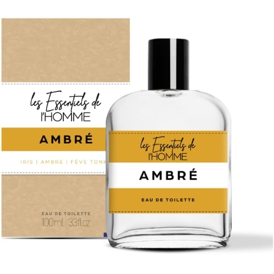 Eau de toilette Homme Ambre LES ESSENTIELS DE L'HOMME