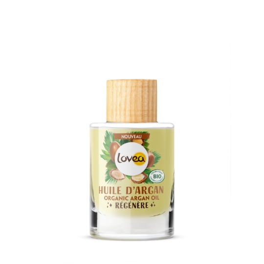 Huile Régénérante Corps et Cheveux Huile d'Argan Bio LOVEA