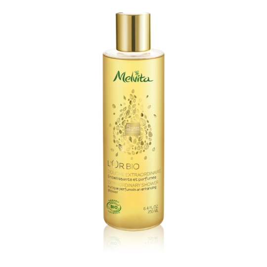 Gel Douche Extraordinaire L'Or Bio aux 5 Huiles Précieuses MELVITA