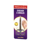 Ciseaux à ongles Acier Inoxydable Coupe Précise Ongles Durs et Epais MERCUROCHROME