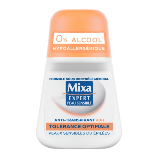Déodorant bille Anti-Transpirant 48H Tolérance Optimale MIXA